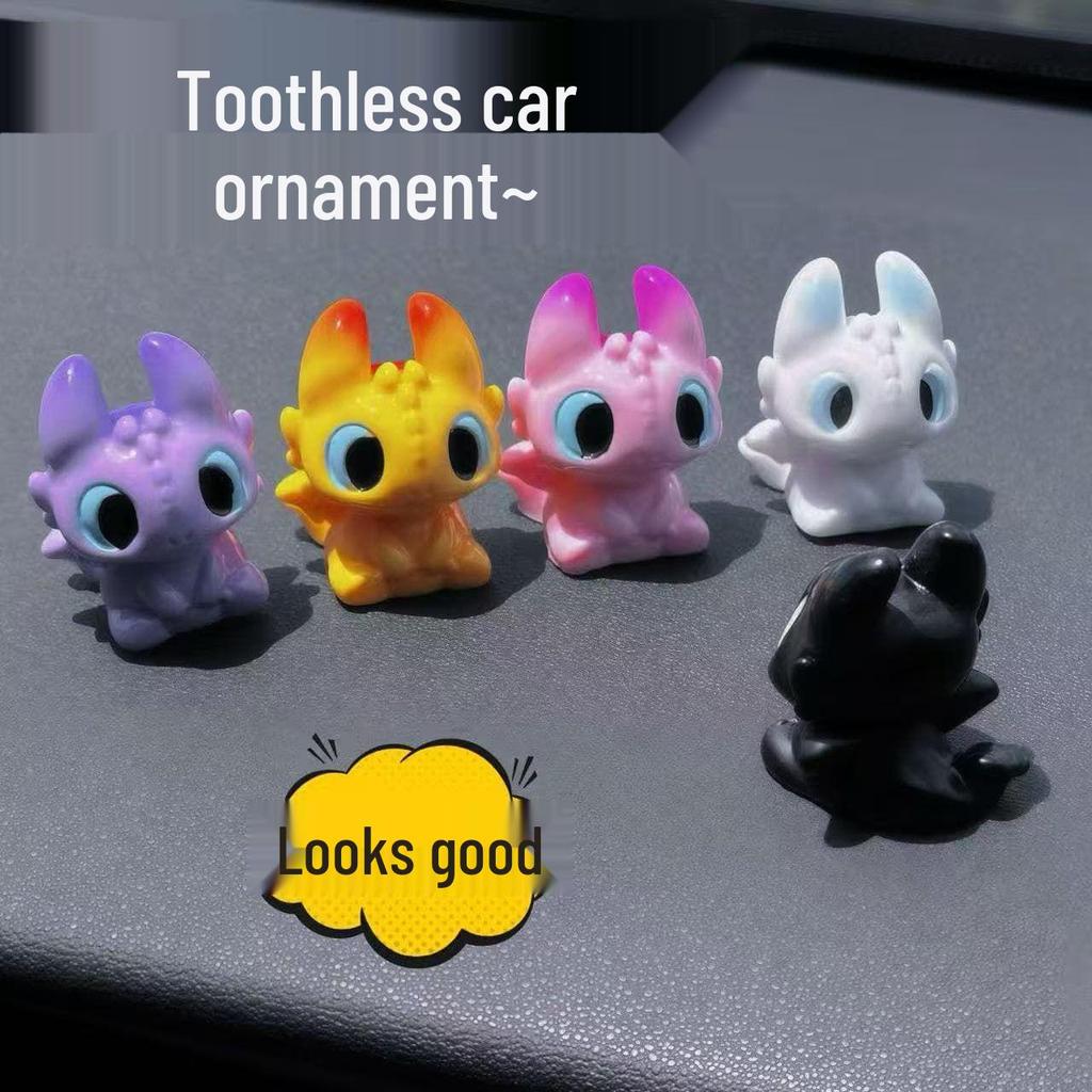 Cute Toothless & Partner DIY Car/Desk Ornaments - How to Train Your Dragon Theme