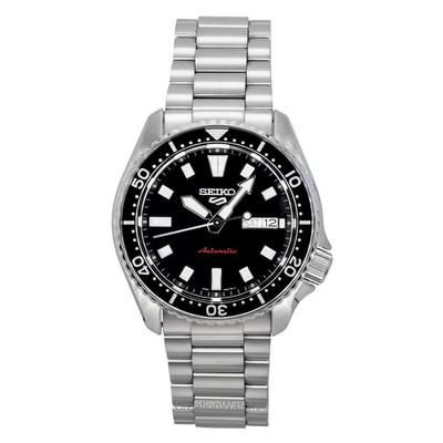 5 Sports SKX Redux Нержавеющая сталь Черный циферблат Автоматический SRPL85K1 100 м Мужские часы