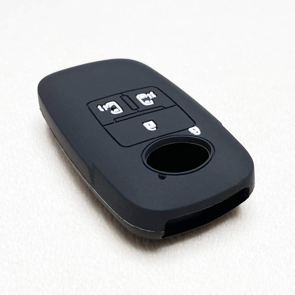 Силиконовый чехол для смарт-ключа IKT для автомобилей Daihatsu и Toyota, 4 кнопки, Черный/Новый Tanto