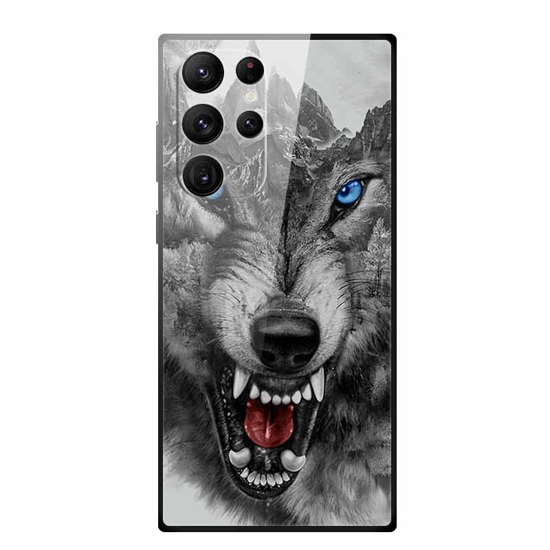 Tempered Glass Case For Samsung Galaxy S25 Ultra Case S 25 Ultra Hard Back Cover Soft Bumper For Samsung S23 S22 S24 Ultra Case