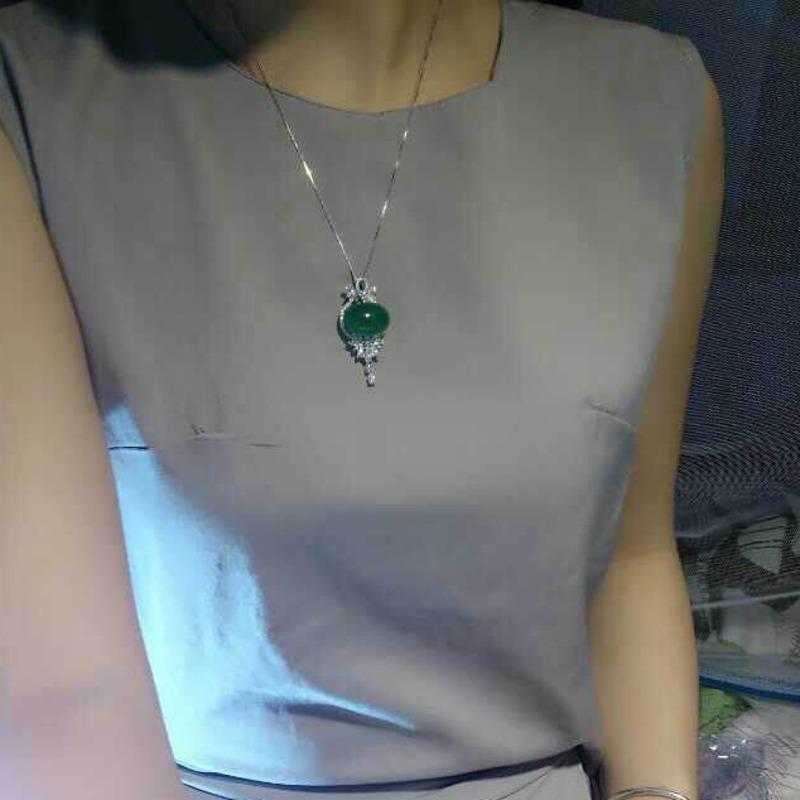 POMOiii Великолепное элегантное ожерелье овальной формы с подвеской для женщин, очаровательная цепочка на ключицу для свадьбы и помолвки, женские подарки