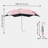 Windproof Manual Petal Umbrella Rainproof Hand Operated Parasol Mini Sun Umbrella  Travel Use
