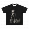 Rapper KING VON Retro Graphic T Shirt Men's Hip Hop Clothing T-Shirts Y2k Unisex Fashion Oversized Ghetto Gangster Top
