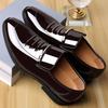 Men's Business Patent Leather Shoes Men's New Pointed Toe Foot Dress Shoes