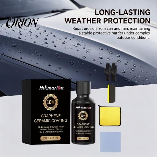 УФ-стойкое автомобильное покрытие Керамическое покрытие, Набор герметиков для нано-краски с графеном, Твердость 10H к кислотным дождям Гидрофобный полироль для Авто, Блеск для DIY И