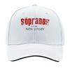 The Sopranos Grungy Red Texture New Jersey Typography Graphic Sandwich Baseball Cap For WoUnisexs Unisex FeUnisex Beach Dad Hat
