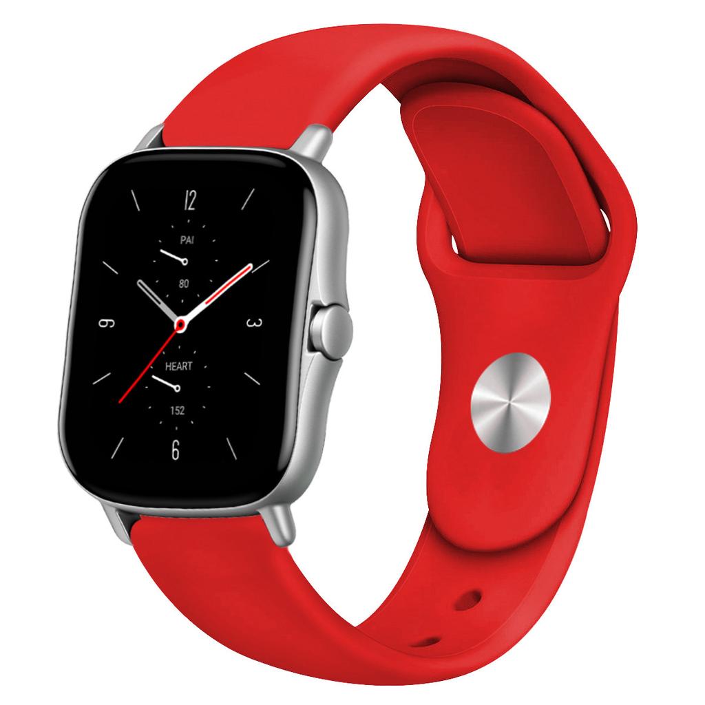 20 мм/22 мм ремешки для часов для Amazfit GTS 4/3/2/2e/Mini/GTR 42 мм/GTR 4/3 Pro Силиконовый браслет Amazfit helio/balance 2 bip 5 6 ремешок