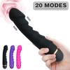 20 Modes Vibrator Soft Silicone Dildo Realistic Penis Strong Motor G-spot Clitoral Stimulator Female Masturbator Adult Sex Toys