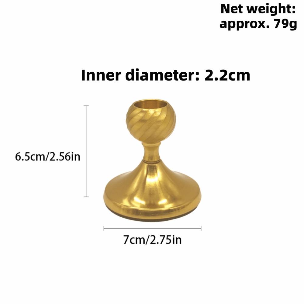 2PCS Vintage Style Candlestick Holders Metal Construction Durable Candle Stick Holders Decorative Short Candle Holders