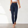 Spring New Retro Small Foot Jeans Female Lift Hip Tight Elastic Trousers Female