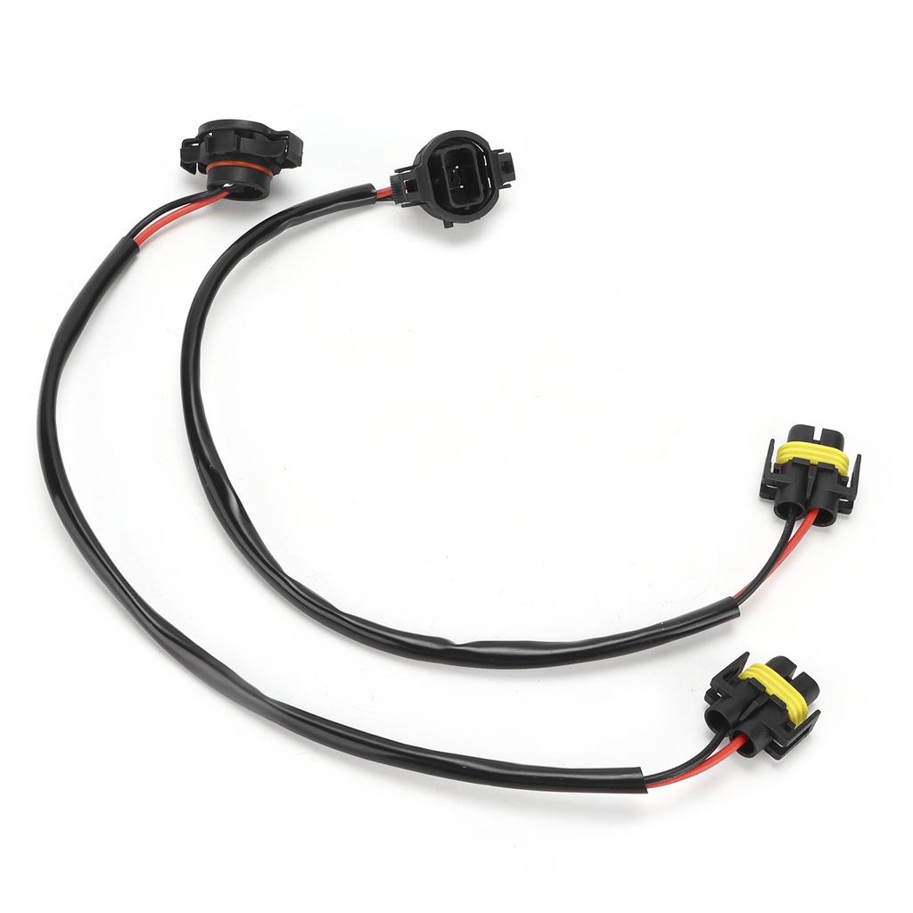 H16 5202 Male To H11 Female Pigtail Socket Headlight Fog Light Replacement for Wrangler JK JL