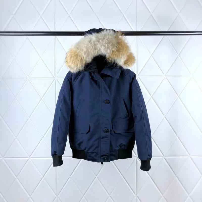 Goose down jacket Chilliwack bomber jacket women's short Canadian winter warm jacket
