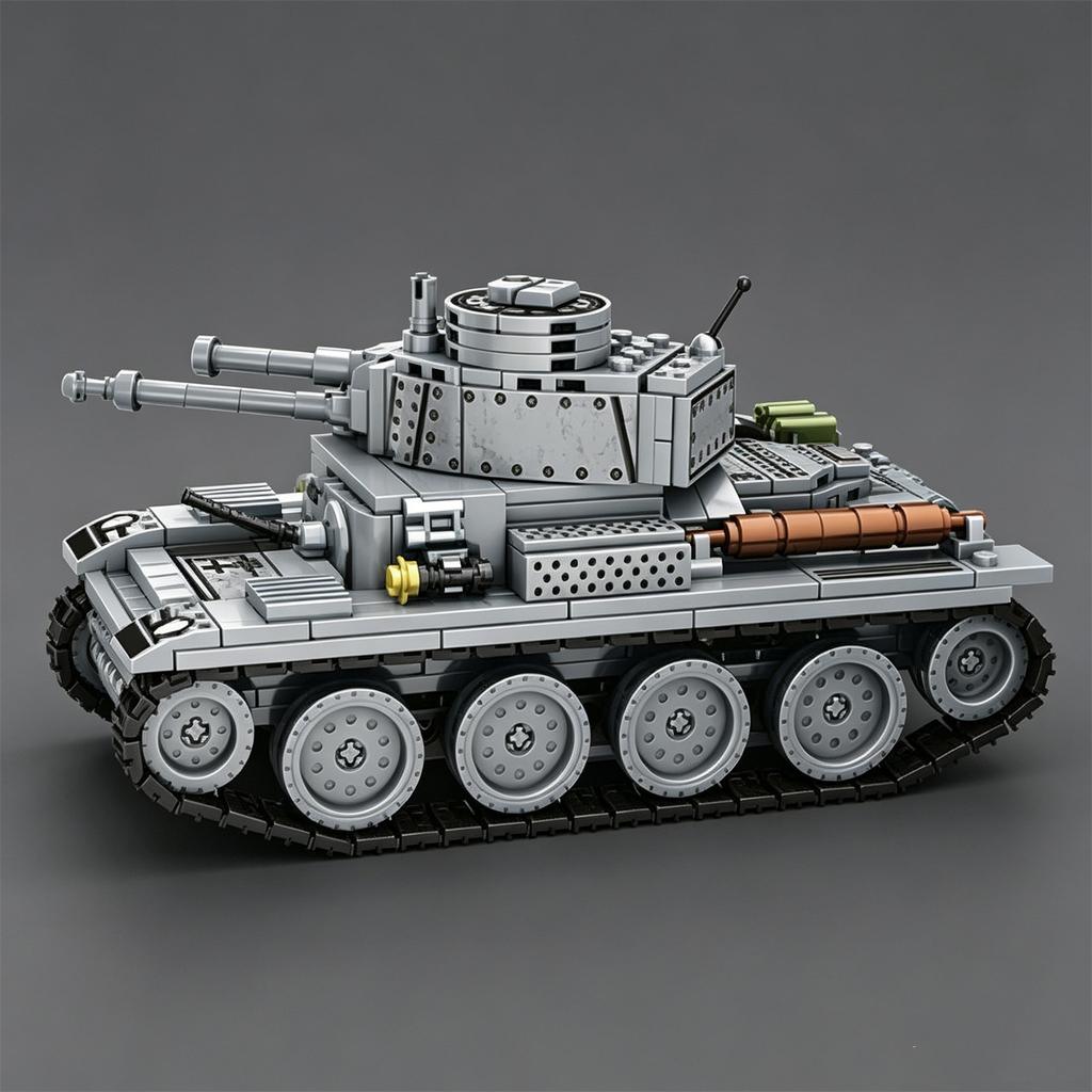 Lehký Tank vz.38 Building Blocks LT-38 Light Tank Model Toy Tracked Armored Vehicle