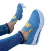 Women Casual Sneakers M Printed Side Zipper Platform Plus Size Vulcanized Shoes Zapatillas Mujer Sapato Plataforma Feminino