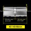 Сердцевина замка Super C-class Anti-Theft Door Household Universal Heartbread Многодорожечная 56-канальная входная дверь с полностью медным лезвием и 8 ключами