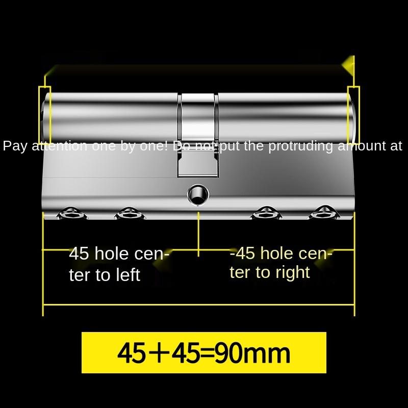 Сердцевина замка Super C-class Anti-Theft Door Household Universal Heartbread Многодорожечная 56-канальная входная дверь с полностью медным лезвием и 8 ключами
