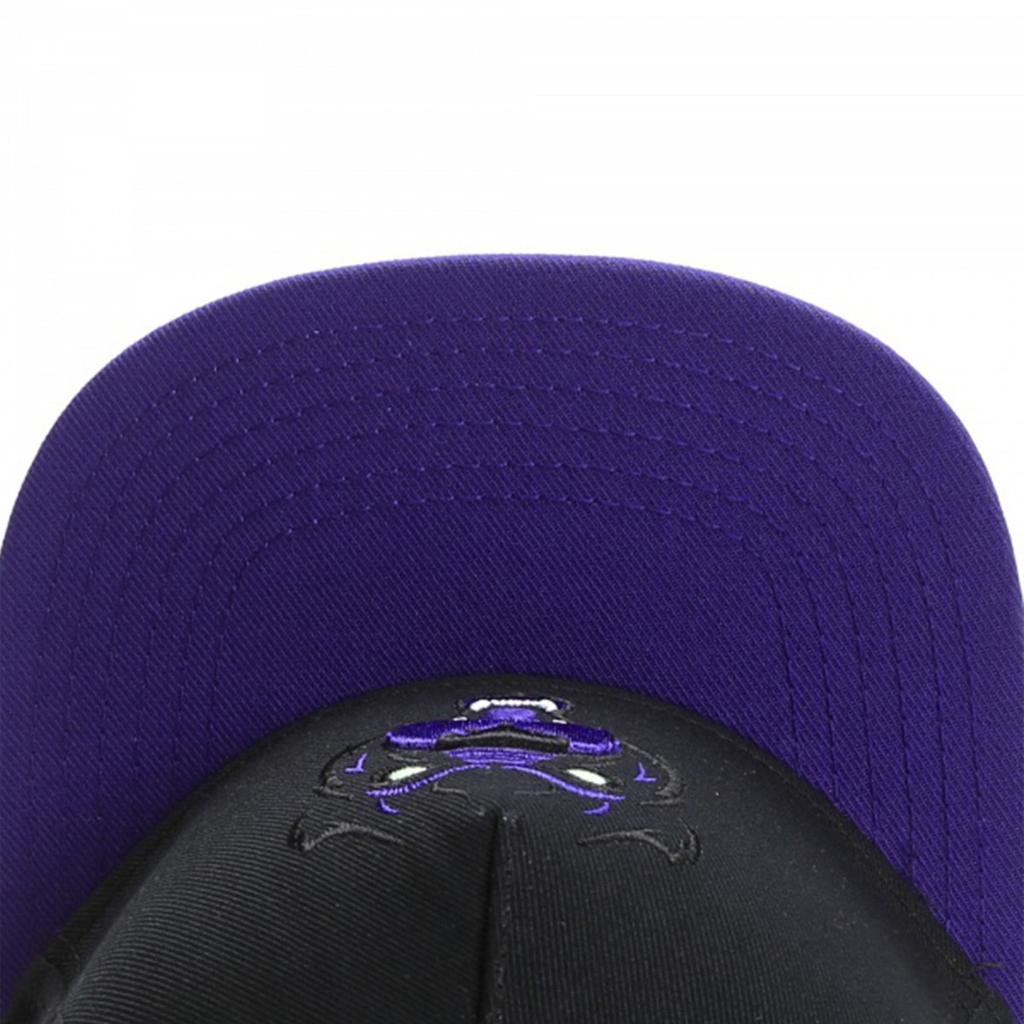 Cartoon Purple Leopard Hip Hop Baseball Cap Embroidered Russian Flat Brim Hat Summer Adult