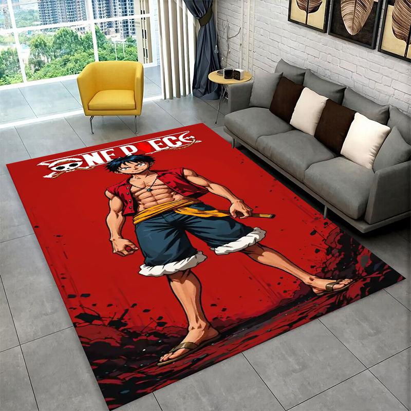 Аниме Зоро One P-Piece Мультяшный Ковер Коврик для Игровой Комнаты Спальни Гостиной Дивана Домашний Декор, Детский Ковер Нескользящий Коврик для Пола