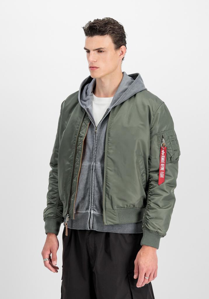 Alpha Industries MA-1 VF 59 Man (191118) винтажная зеленая зимняя куртка (191118-432)