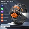 K66 умные часы для мужчин с фонариком Bluetooth-вызовом 1,85 дюйма, памятью 128 МБ, большой батареей 730 мАч, светодиодной подсветкой, для занятий спортом на открытом воздухе, умные часы
