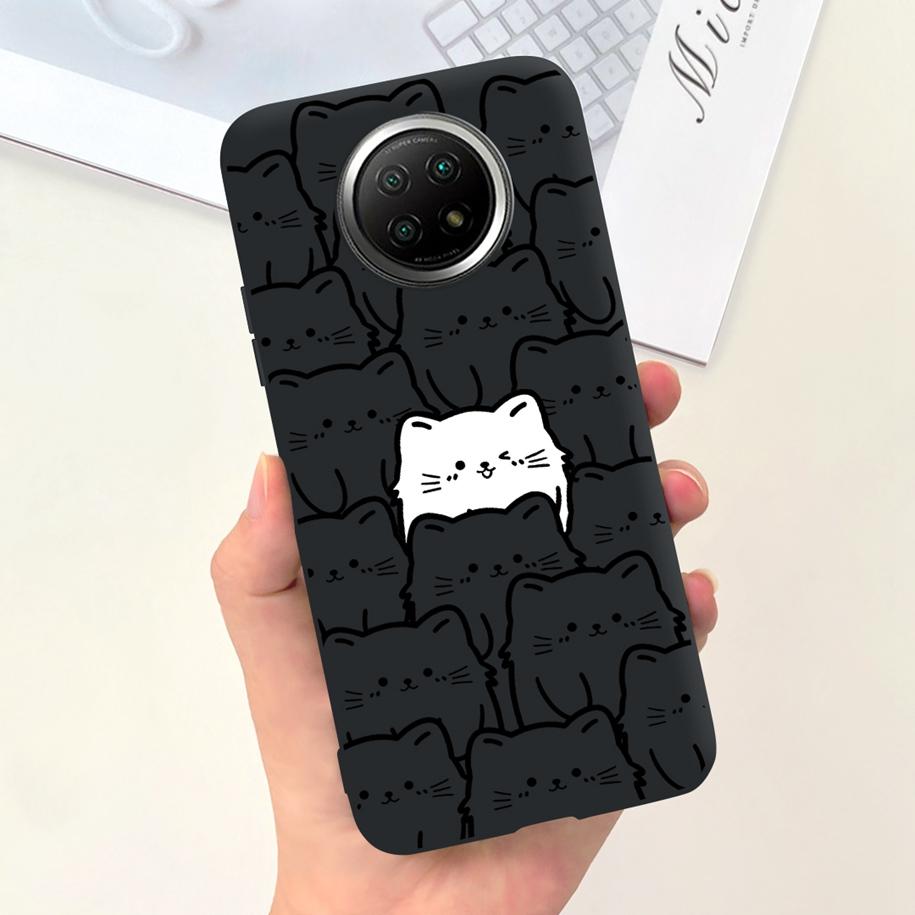 For Xiaomi Redmi Note 9T Note 9 5G Case Fashion Flower Shockproof Silicone Soft Matte Phone Cover For Xiomi Redmi Note 9T Fundas