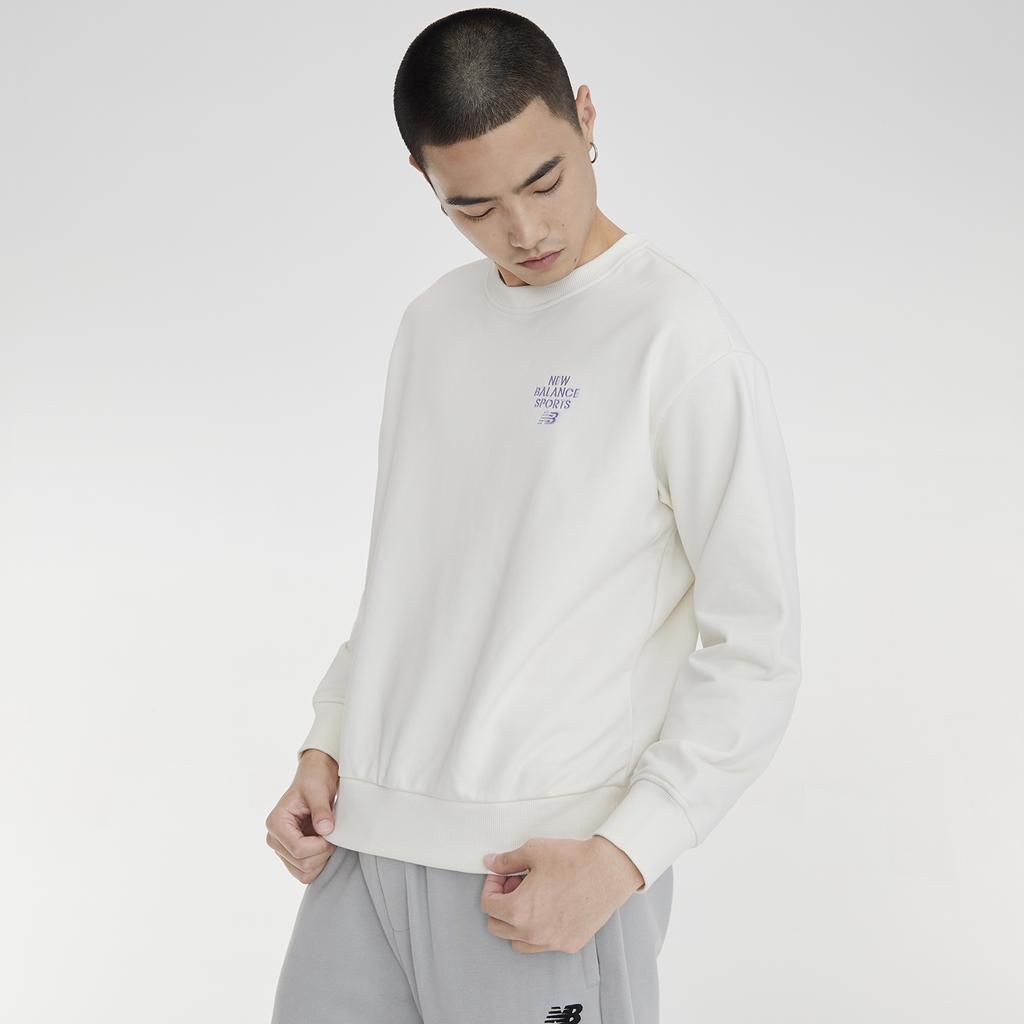 New Balance Толстовка Унисекс Белая 5CD12152-IV