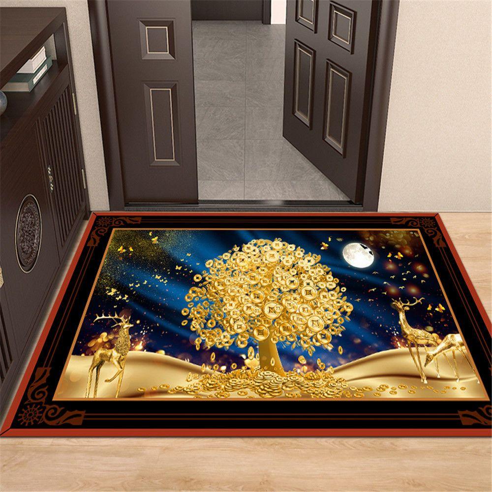 Входной коврик Напольные коврики Нескользящая основа Резиновый Приветственный придверный коврик Коврик для ванной комнаты Кухонный коврик