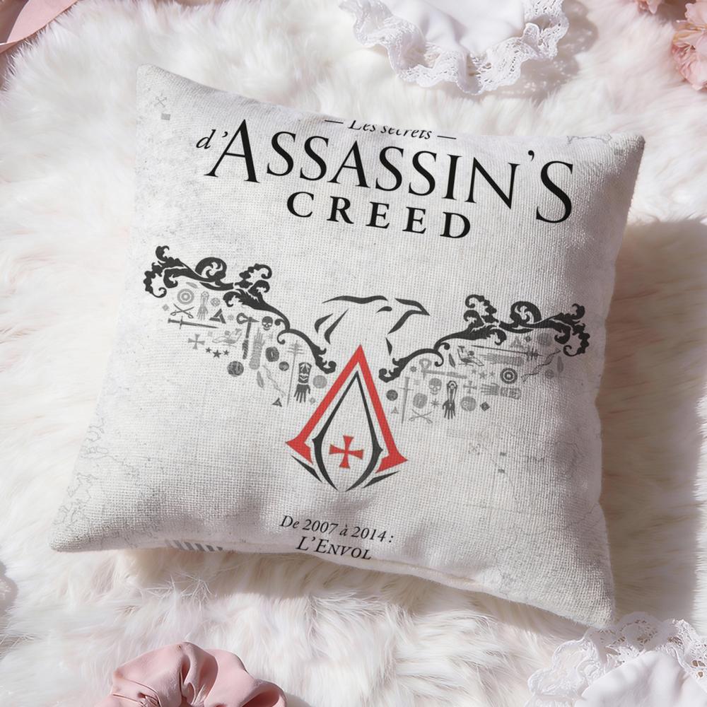 Игровой A-Assassins CreedS Наволочка Премиум Комфорт Двусторонняя Наволочка - Дизайн "Два в Одном" для Любой Комнаты и Салона Автомобиля