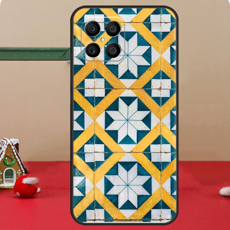 Марокканский плиточный чехол для Honor Magic 8 Pro 6 7 Lite Honor 400 200 50 70 X8c X8b X9a X9b X9c X9d Win RT Coque