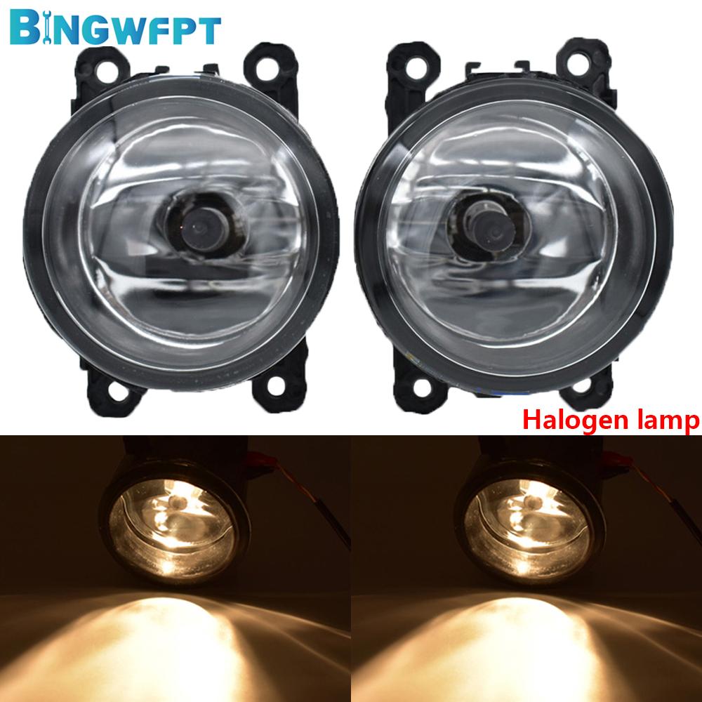 1 пара противотуманных фар для Jeep Cherokee KL 2014 2015 2016 Сборка противотуманной фары H11 LED 12V Фары Дневные ходовые огни
