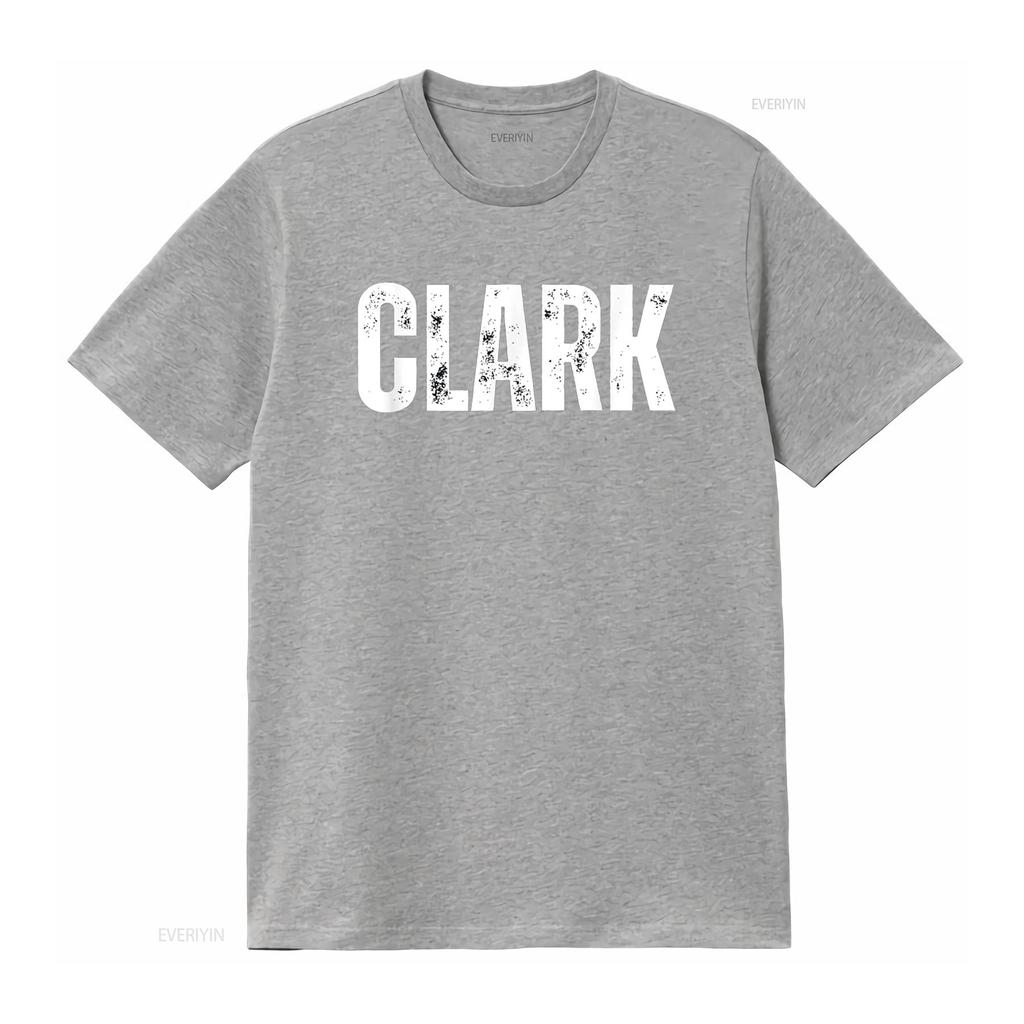 Футболка Clark винтажная Стирка Дышащая Повседневная Универсальная Эластичная дизайнерская одежда Удобная мода Мягкая мужская Унисекс