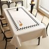 Waterproof Oil-Resistant PVC Tablecloth Dining Table Or Coffee Wipe Clean Heat Resistant Modern Minimalist Design