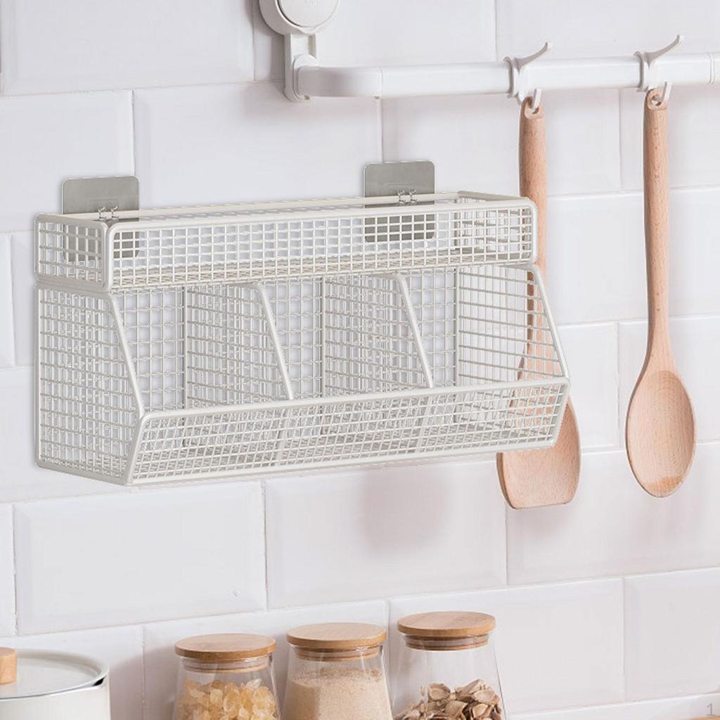 Подвесная корзина для хранения в фермерском доме для организации кухни