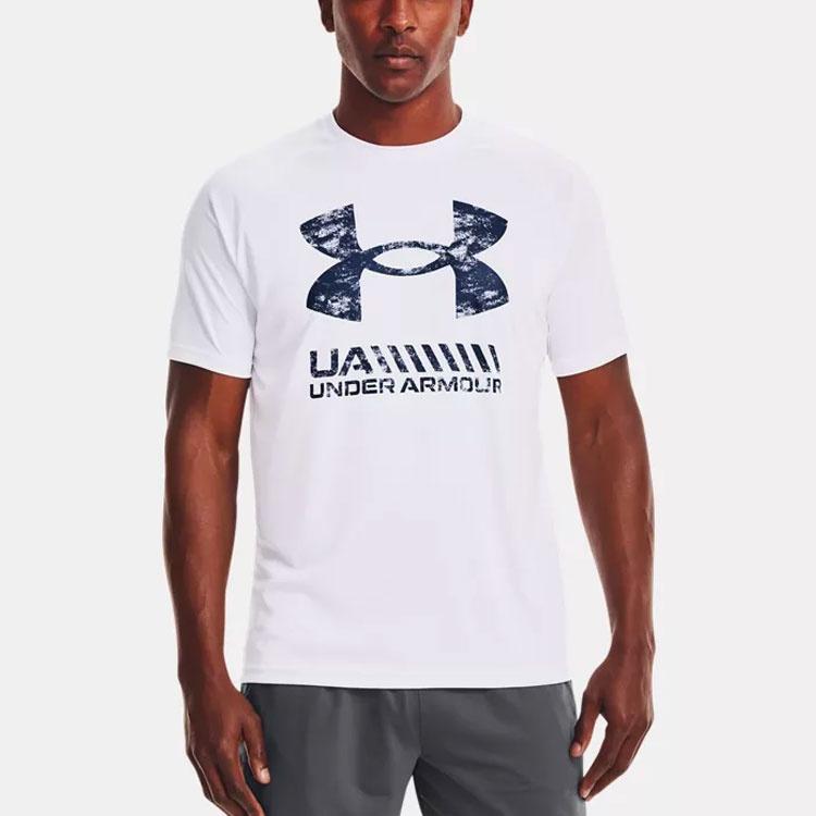 Under Armour T Shirt Men's White Unisex 1363065-100