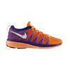 Nike Flyknit Lunar 2 Нескользящие Устойчивые к истиранию Низкие Повседневные Беговые Кроссовки Женские Фиолетово-Оранжевые 620658-815