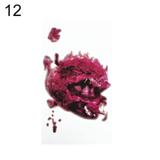 3D Хэллоуин Кровавый Шрам Временная Татуировка Наклейка Косплей Боди-Арт Макияж Наклейка