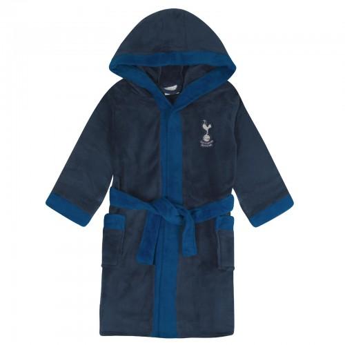 Tottenham Hotspur FC Mens Crest Fleece Dressing Gown