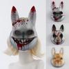 Halloween Mask Terrifying and Bloody Rabbit Face Masks Rabbit Ear Masks Cosplay Festival Masquerade Ball Party Costume Props