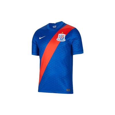 2021 Shanghai Shenhua Home Fan Jersey, быстросохнущая футболка с коротким рукавом, мужские топы сапфирово-синего цвета CT6191-486
