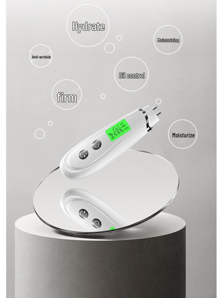 Portable Skin Moisture and Oil Tester - Home Beauty Device
