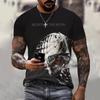 Fashion Casual 3D Printing Men'S Summer New Owl Animal Oversized T-Shirt Vintage Top O Collar T-Shirt