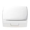 Mini Contact Lens Holder Eye Care Lenses Container Case Portable Mirror Box White