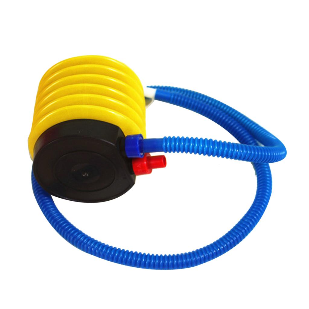 Portable Foot Air Pump with Hose, Plastic Labor-Saving Air Inflatable Pump for Sports, Mattress,