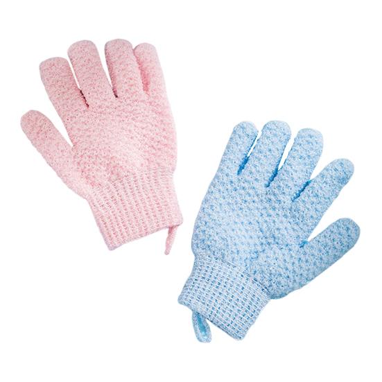 1 пара отшелушивающих перчаток для душа, двусторонний дизайн, мягкое глубокое отшелушивание, уход за кожей, скрабирование