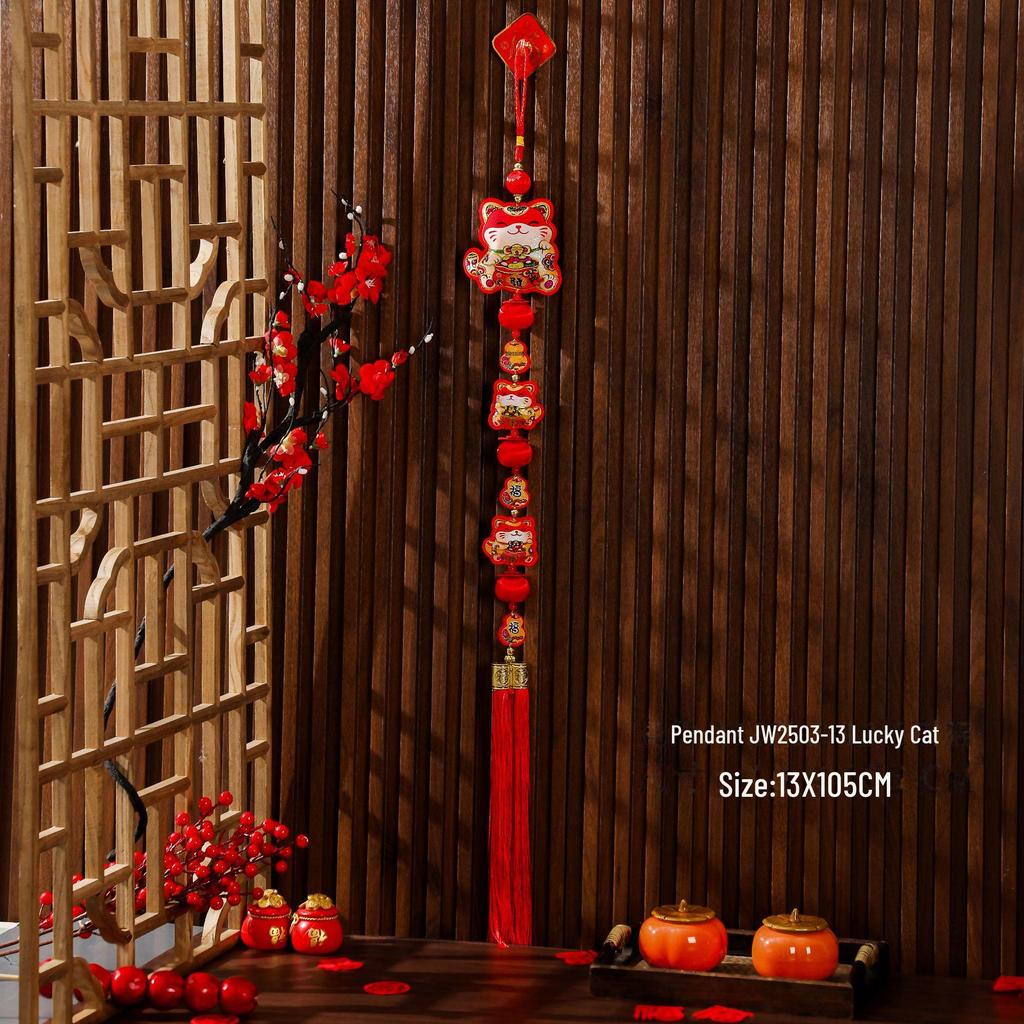 2025 Snake Year Blessing Pendants: New Year and Spring Festival Decorations for Wealth and Prosperity