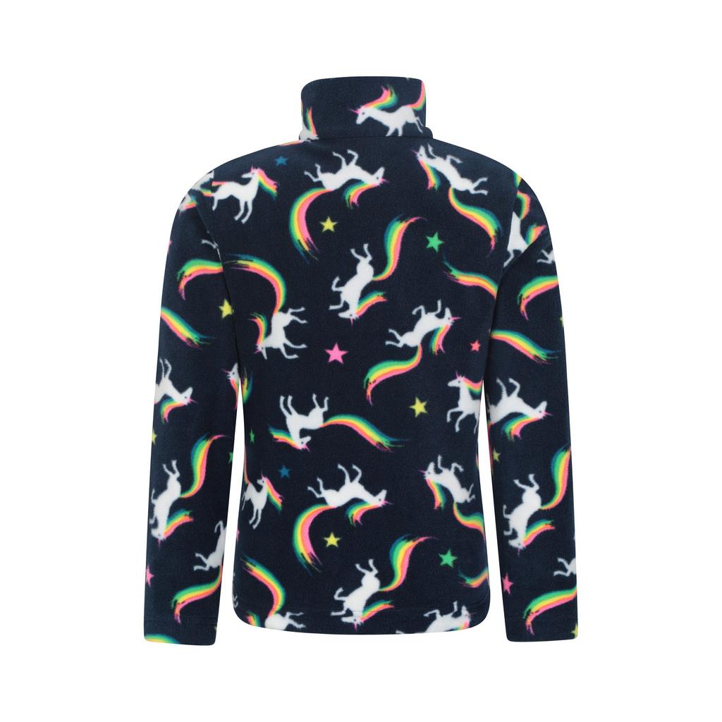 Mountain Warehouse Childrens/Kids Endeavour Unicorn Half Zip Fleece Top