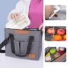 Portable Triangular Lunch Food Box Bag Insulated Bag Outdoor Travel Crossbody Bag Waterproof Cooler Ice Insulated Case Oxford Dinner Handbag