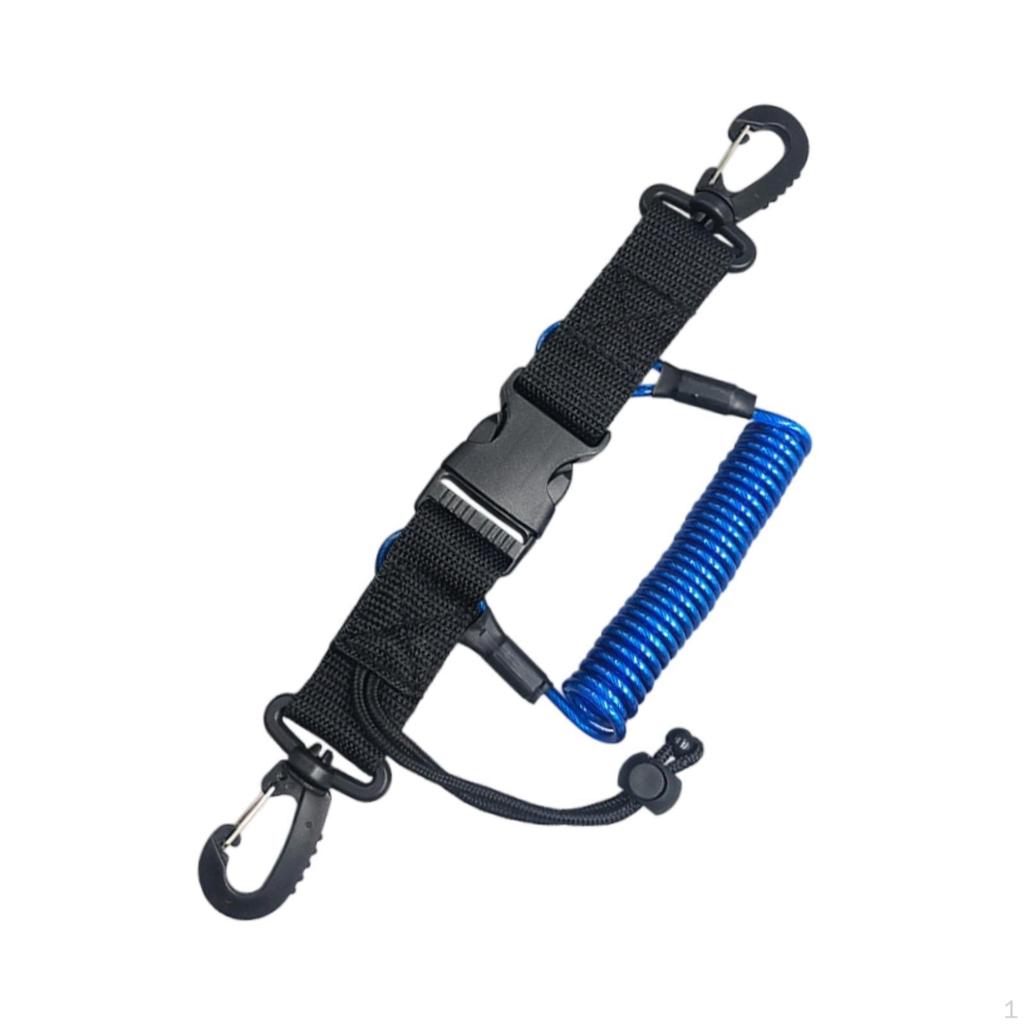 Страховочный шнур для дайвинга, защита от потери, долговечность, аксессуары с быстросъемной пряжкой, многофункциональный для