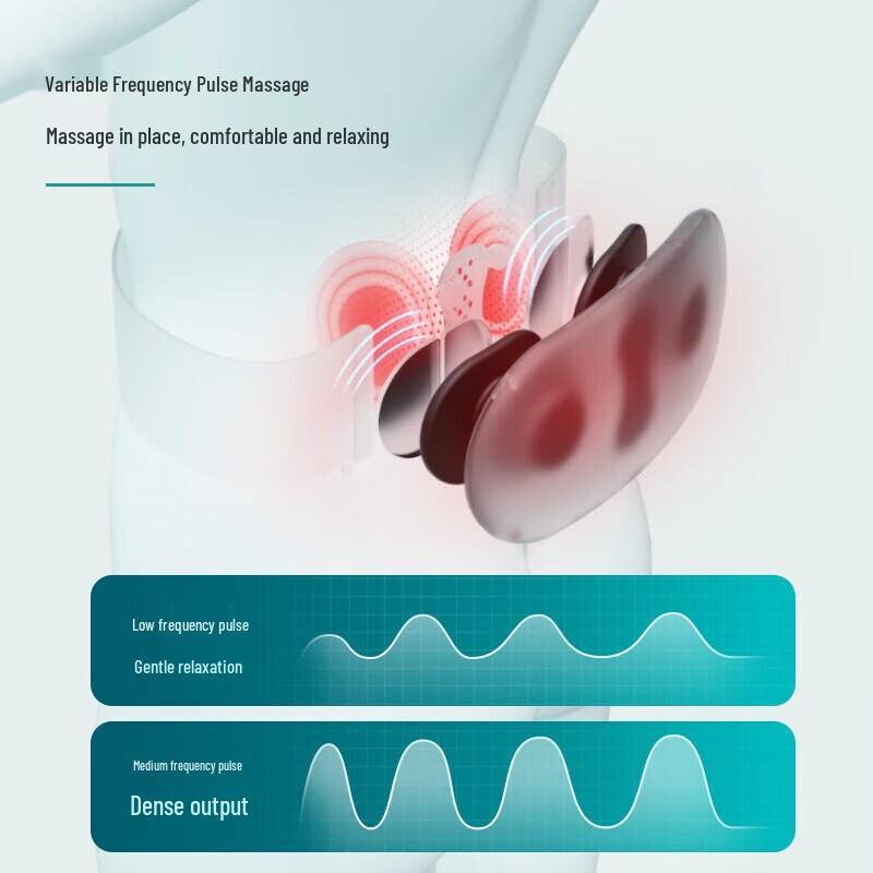 Philips EMS Low-Frequency Waist Massager with Heat CN plug (adapter included)