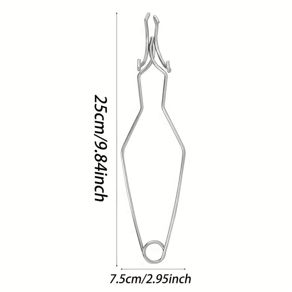 High-Temp Quartz Crucible Clip and Melting Bowl Set for Gold Silver Melting Jewelry Casting Metal Refining Furnace Tools